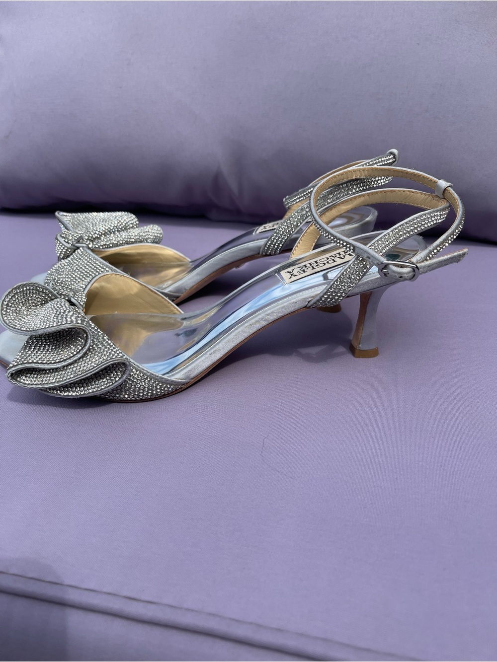 BADGLEY MISCHKA Remi Statement Kitten Heel size 8 - Picture 5 of 8